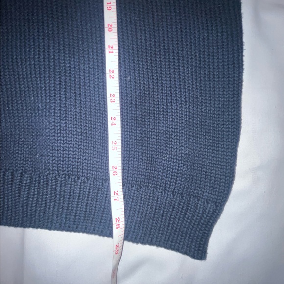 Eddie Bauer Oversized Crewneck Cotton Sweater - Navy Blue - Picture 4 of 4